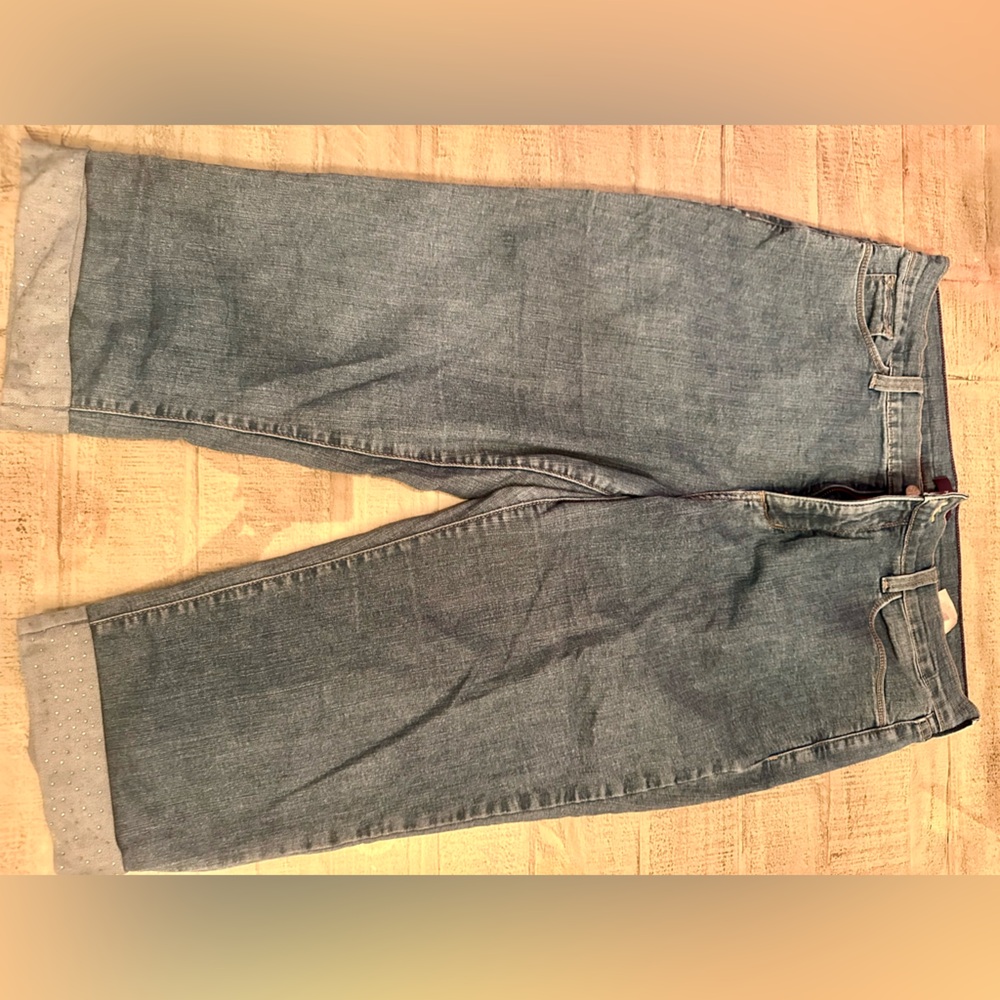 NYDJ crop embellished pant size 16